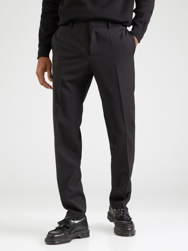 BOSS Hlače na rob 'Genius' črna