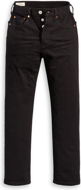 LEVI'S  Kavbojke '501 Crop' črna