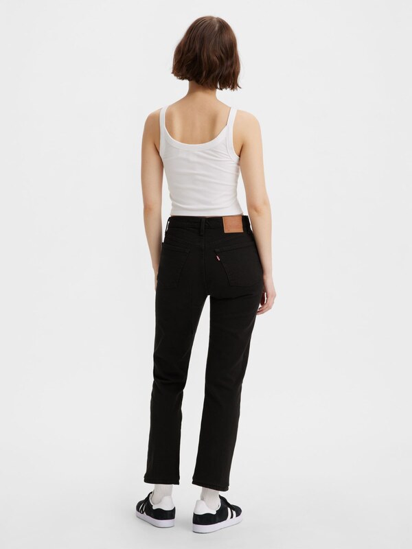 LEVI'S  Kavbojke '501 Crop' črna