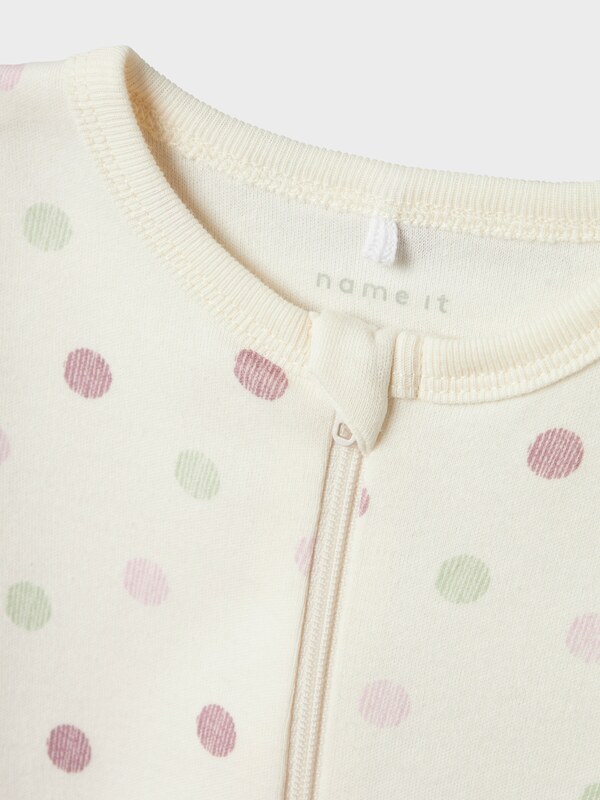 NAME IT Pižama kremna / pastelno zelena / roza / bela