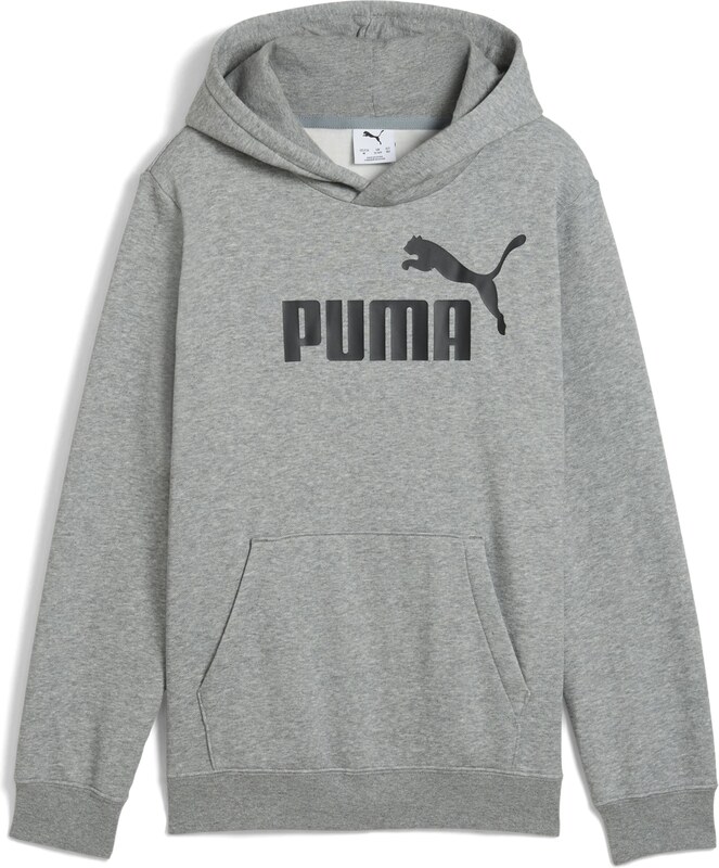 PUMA Majica 'Ess No. 1' siva / črna