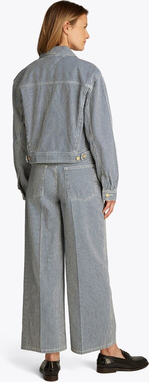 TOMMY HILFIGER Prehodna jakna moder denim / bela