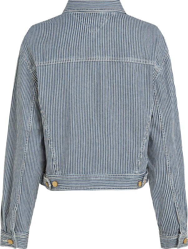 TOMMY HILFIGER Prehodna jakna moder denim / bela
