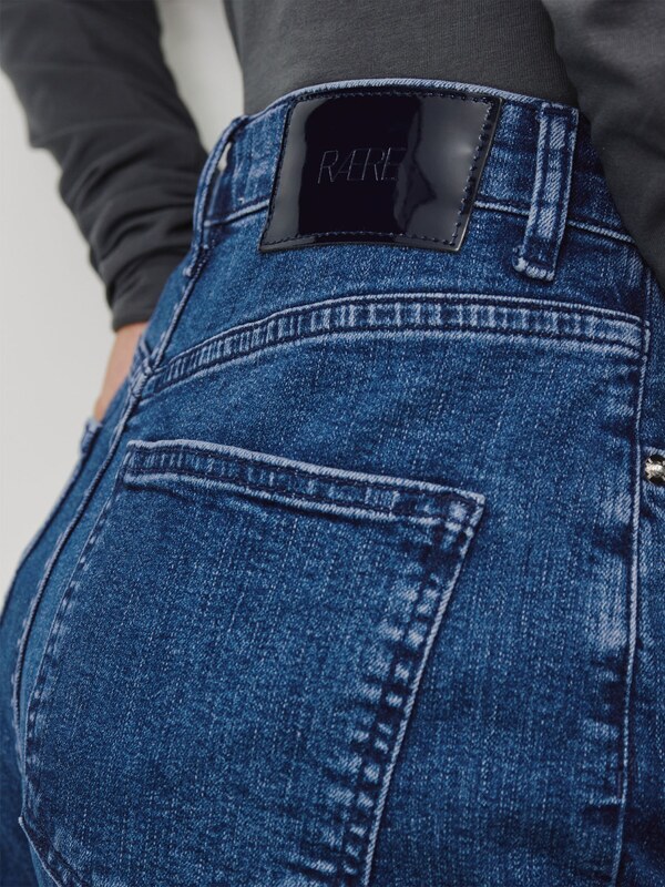 RÆRE by Lorena Rae Kavbojke temno modra