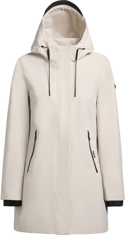 khujo Funkcionalen plašč 'Izaf3' bela / naravno bela