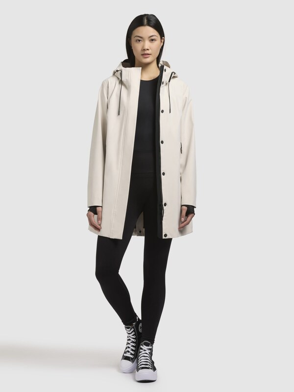 khujo Funkcionalen plašč 'Izaf3' bela / naravno bela