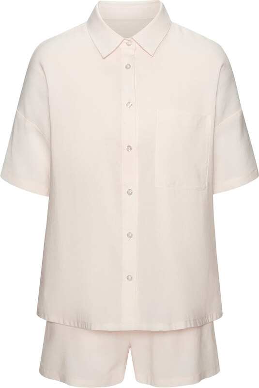 LASCANA Kratke hlače za spanje kremna