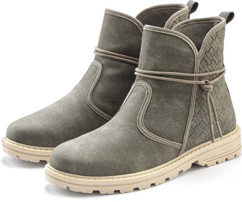 VIVANCE Škornji temno siva