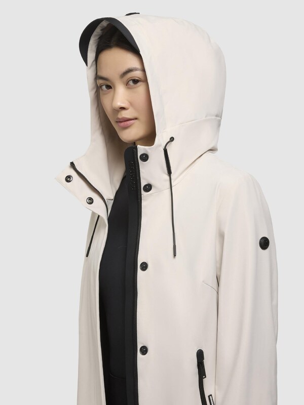 khujo Funkcionalen plašč 'Izaf3' bela / naravno bela