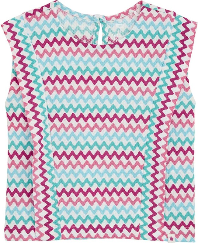 WE Fashion Bluza turkizna / ciklama / pitaja / bela