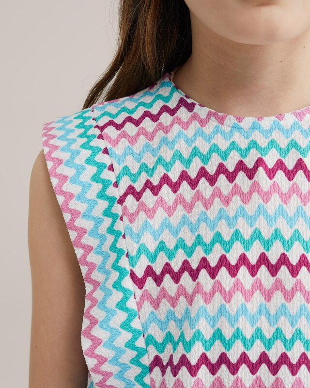 WE Fashion Bluza turkizna / ciklama / pitaja / bela