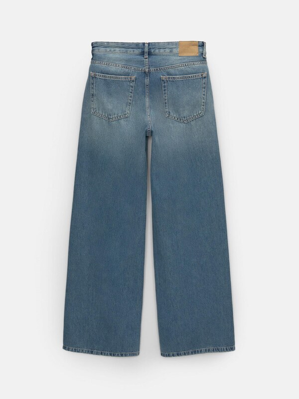 Pull&Bear Kavbojke moder denim