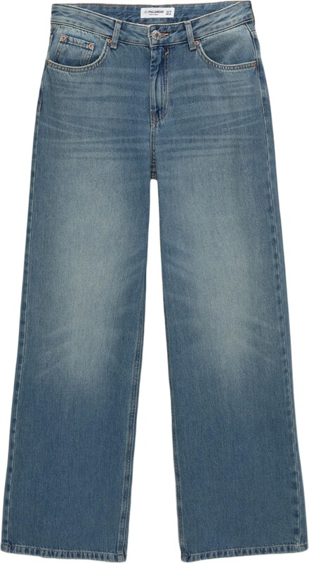 Pull&Bear Kavbojke moder denim