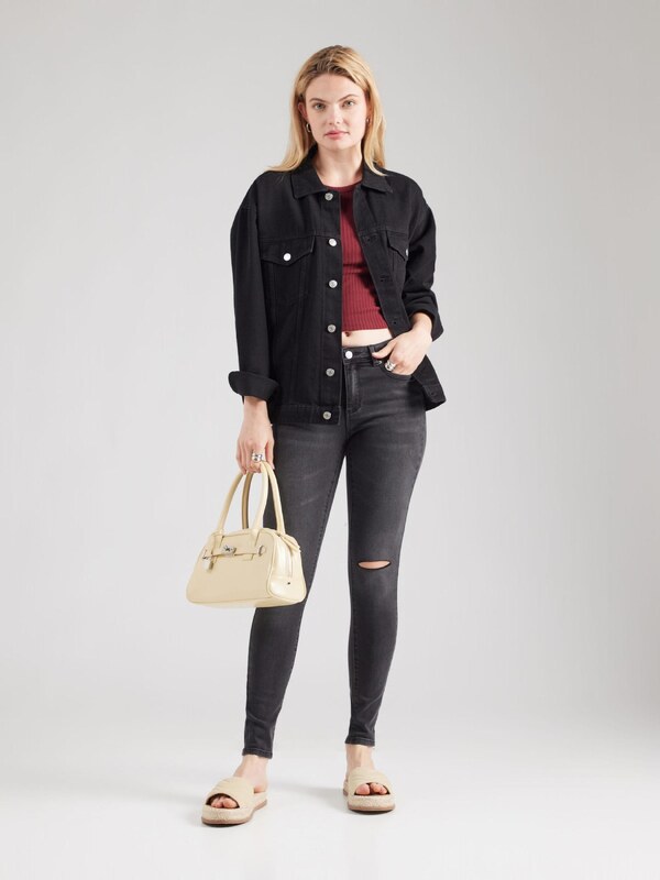 ONLY Kavbojke 'ONLWAUW' črn denim