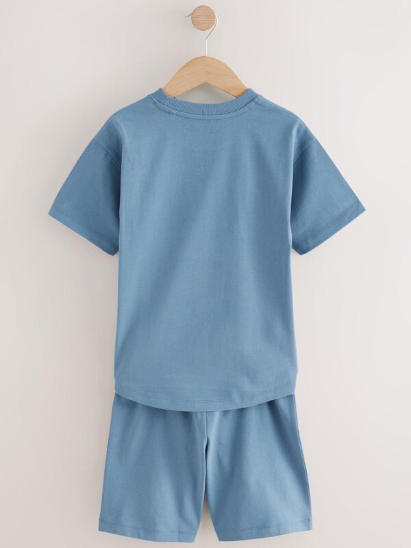 Next Pižama nebeško modra / temno zelena