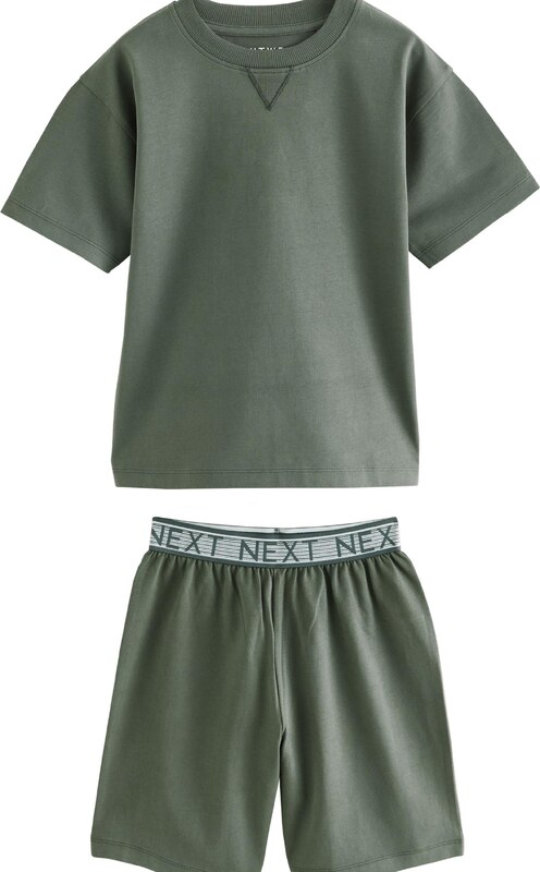 Next Pižama nebeško modra / temno zelena