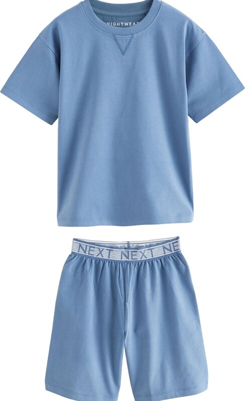 Next Pižama nebeško modra / temno zelena