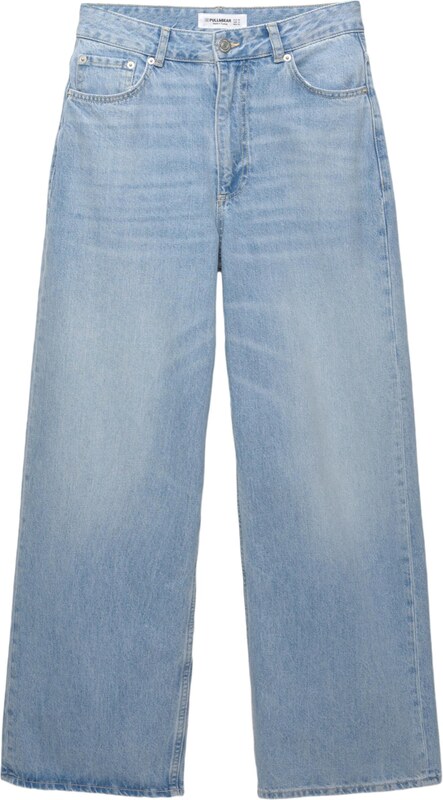 Pull&Bear Kavbojke moder denim