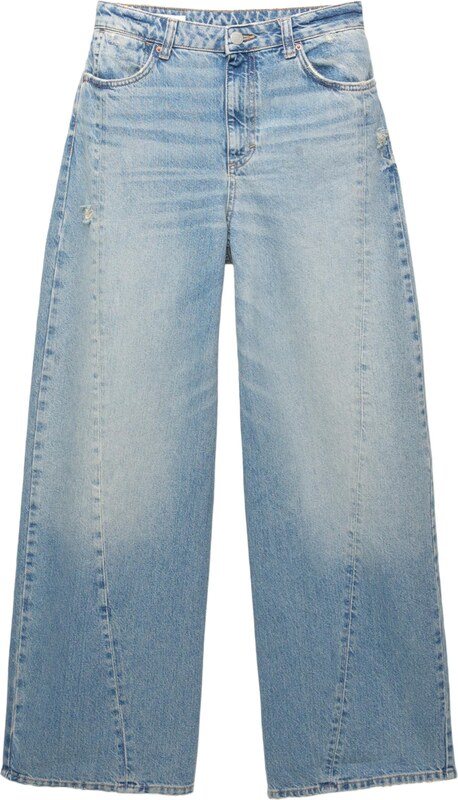Pull&Bear Kavbojke moder denim
