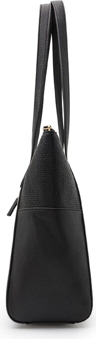 L.CREDI Nakupovalna torba 'Marlies' črna