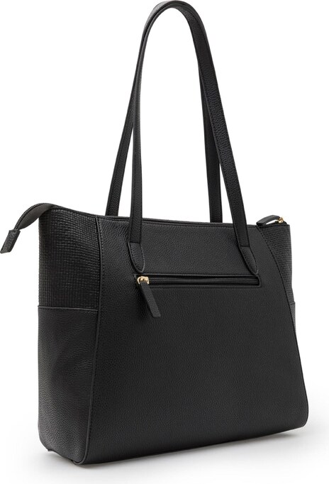 L.CREDI Nakupovalna torba 'Marlies' črna