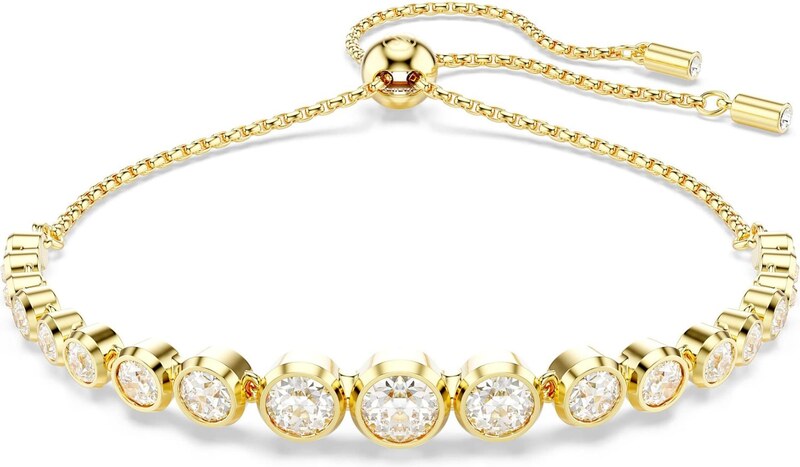 Swarovski Zapestnica 'Imber' zlata / transparentna