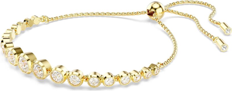 Swarovski Zapestnica 'Imber' zlata / transparentna