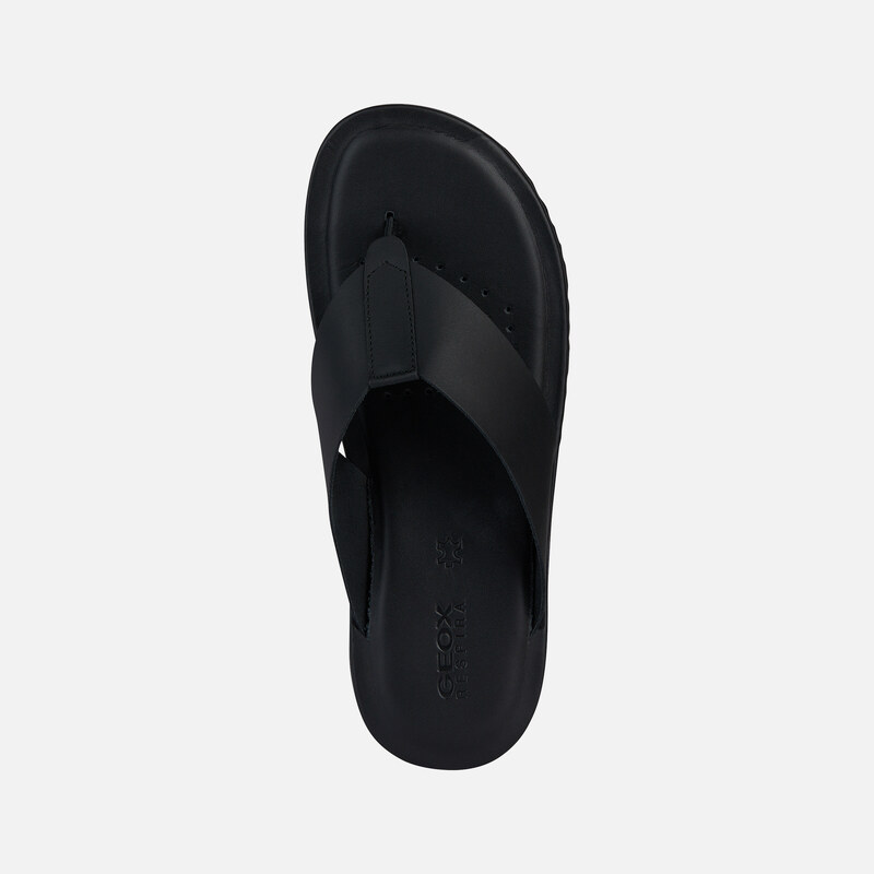 Black men's flip-flops Geox Erice - Men's