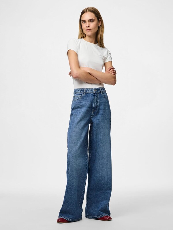 PIECES Kavbojke 'PCSelma' moder denim