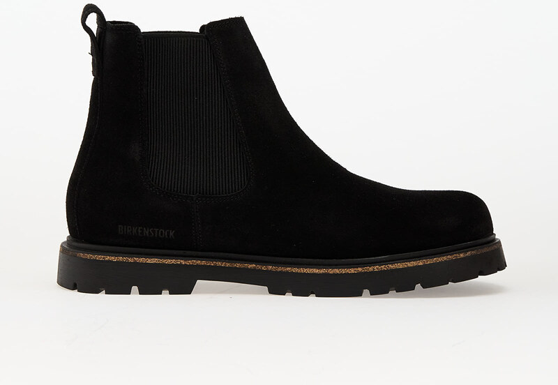 Birkenstock Highwood Slip On Men Suede Leather Black