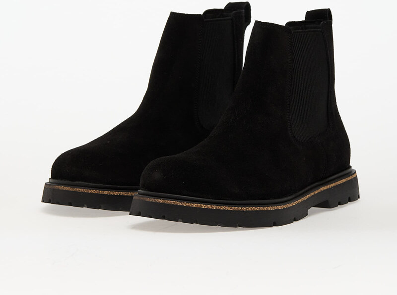 Birkenstock Highwood Slip On Men Suede Leather Black