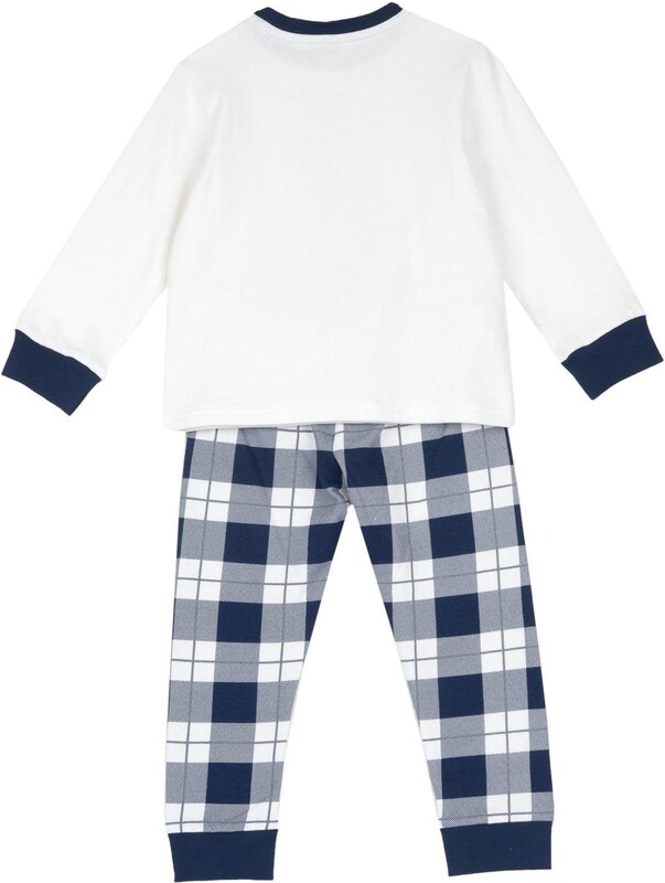 Chicco Pižama modra / rjava / bela