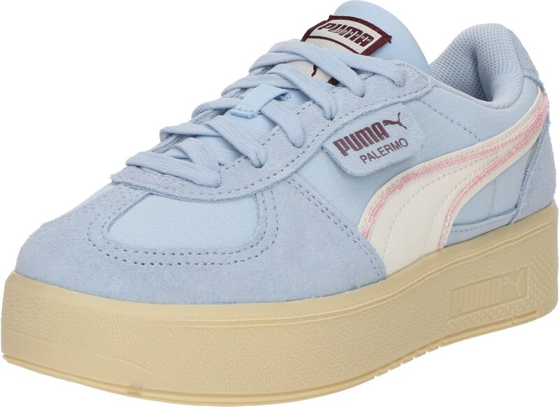PUMA Nizke superge 'Palermo Elevata Gentle Meld' ecru / svetlo modra / svetlo roza / bordo