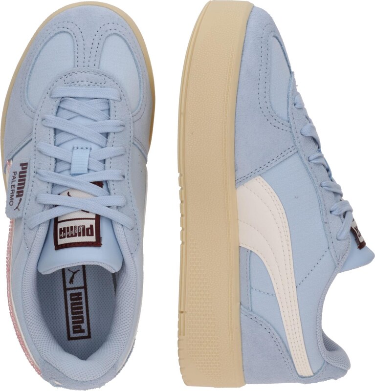 PUMA Nizke superge 'Palermo Elevata Gentle Meld' ecru / svetlo modra / svetlo roza / bordo