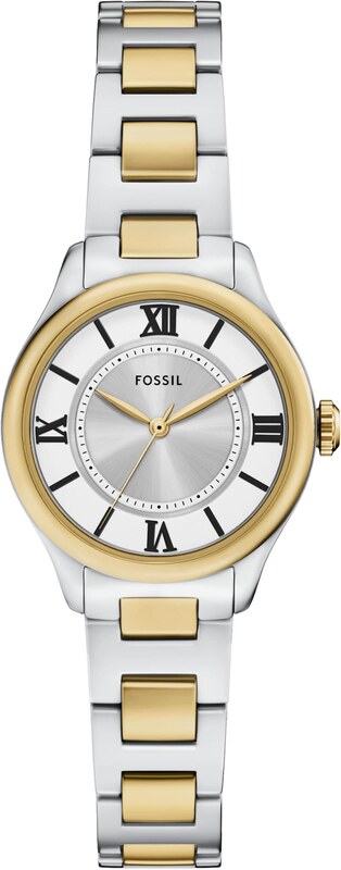 FOSSIL Analogna ura 'GILMORE' zlata / srebrna
