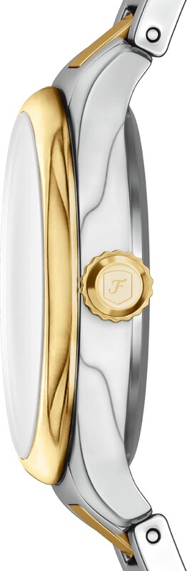 FOSSIL Analogna ura 'GILMORE' zlata / srebrna