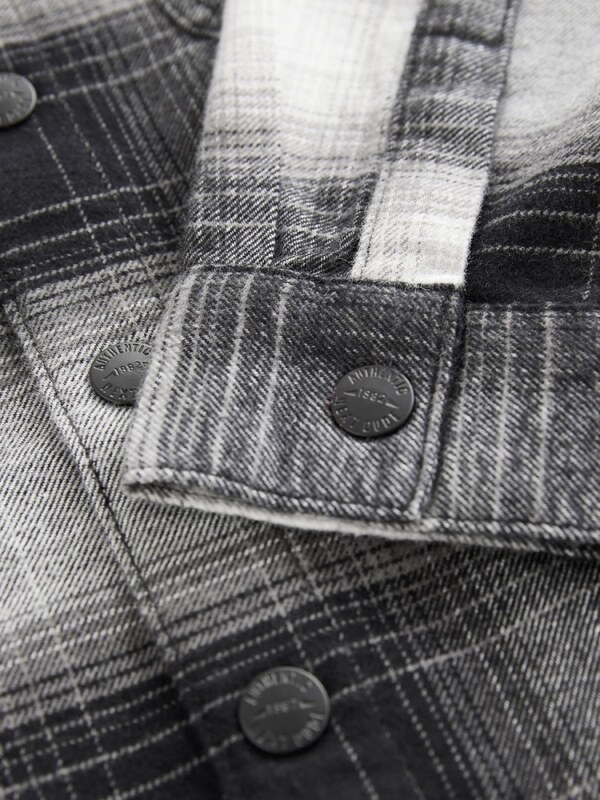 Next Srajca svetlo siva / črna / bela