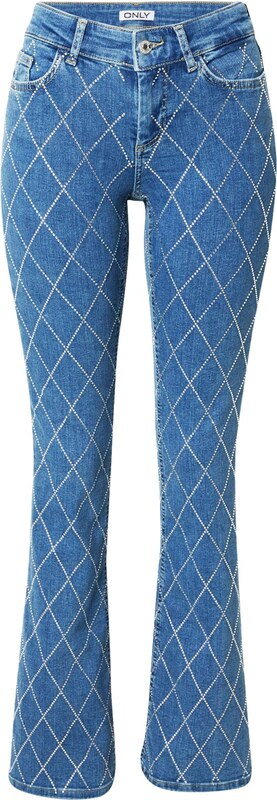 ONLY Kavbojke 'ONLBLUSH' moder denim / srebrna