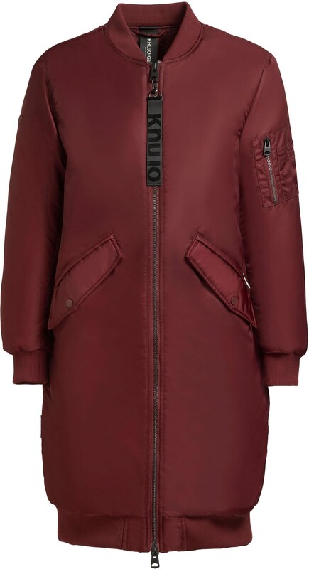 khujo Prehoden plašč 'LULU' vinsko rdeča