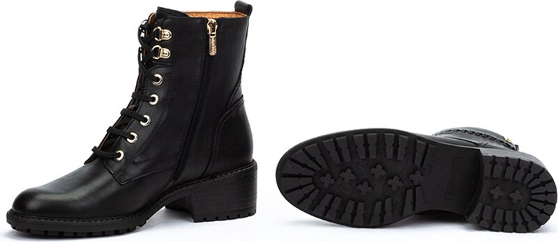 PIKOLINOS Gležnarji z vezalkami 'Medina' črna