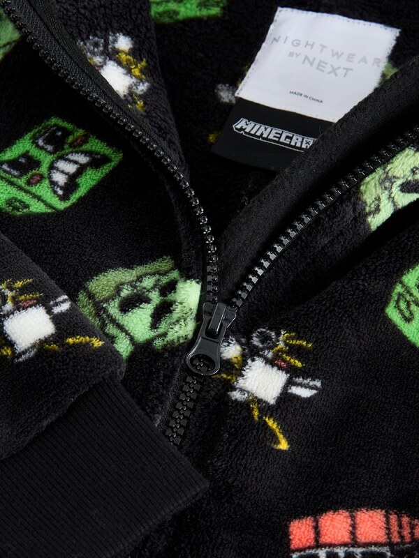 Next Pižama zelena / svetlo rdeča / črna / bela