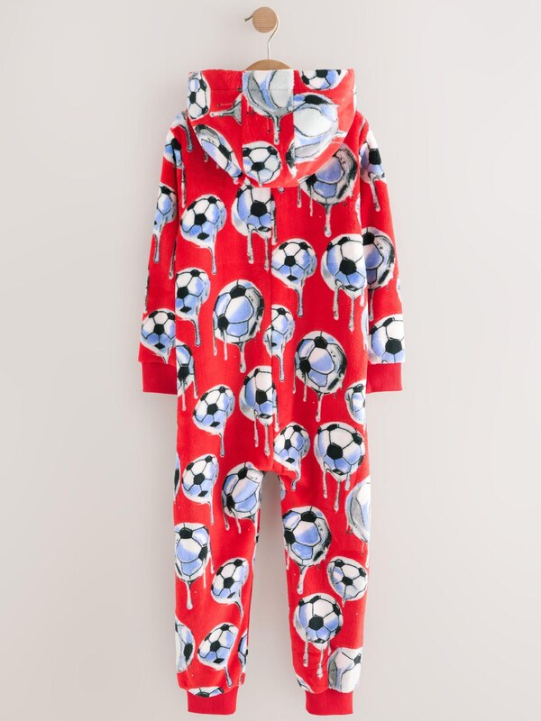 Next Pižama modra / siva / rdeča / bela