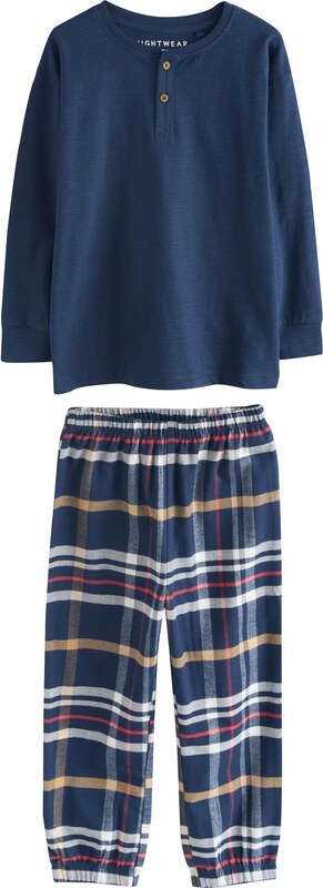 Next Pižama mornarska / rumena / temno zelena / bordo / bela