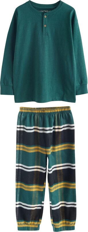 Next Pižama mornarska / rumena / temno zelena / bordo / bela