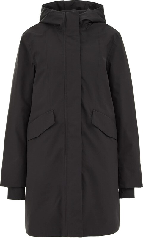 WE Fashion Prehodna jakna črna