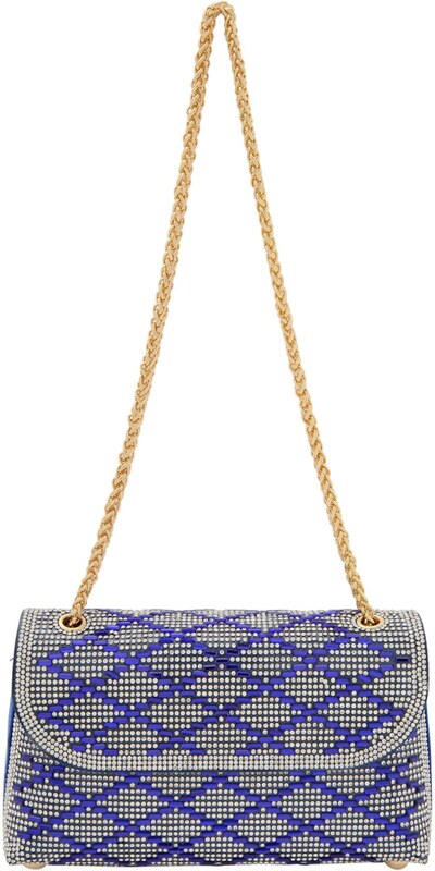 faina Pisemska torbica mornarska / srebrna