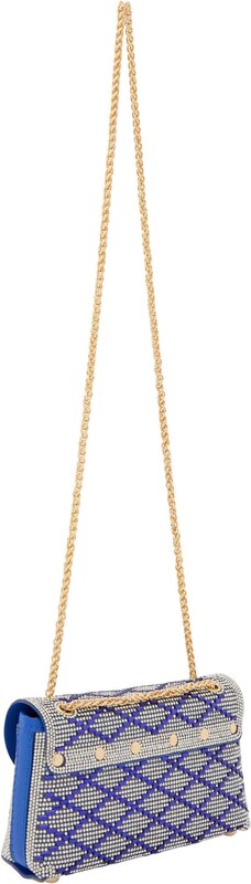 faina Pisemska torbica mornarska / srebrna