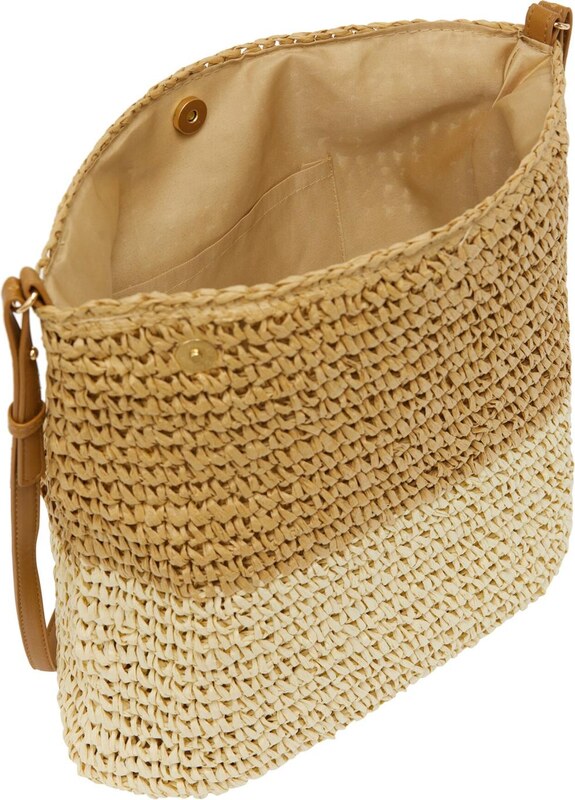 IZIA Torba za čez ramo pueblo / svetlo rjava