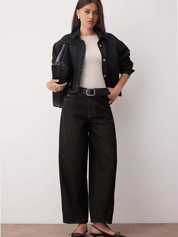 Trendyol Kavbojke črna