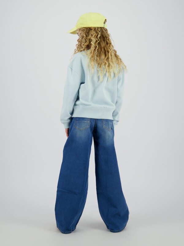 VINGINO Majica 'Nisanne' svetlo modra / roza / rdeča / črna